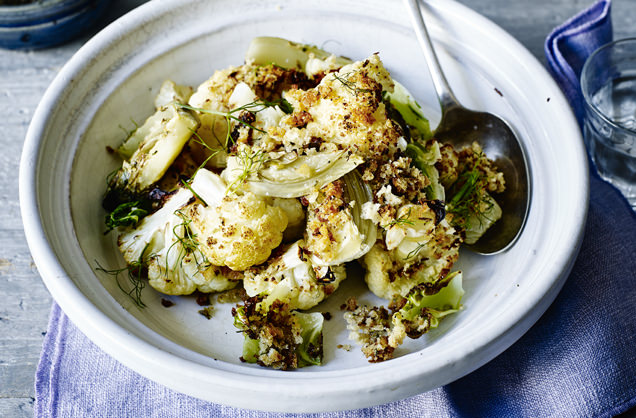 Cauliflower and fennel bake recipe