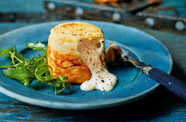 Oozy cauliflower cakes recipe