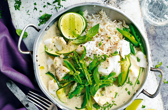 Green fish curry recipe