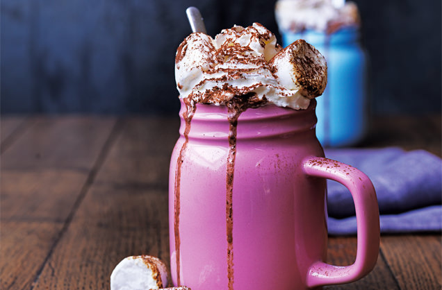 Chilli hot chocolate with marshmallows recipe