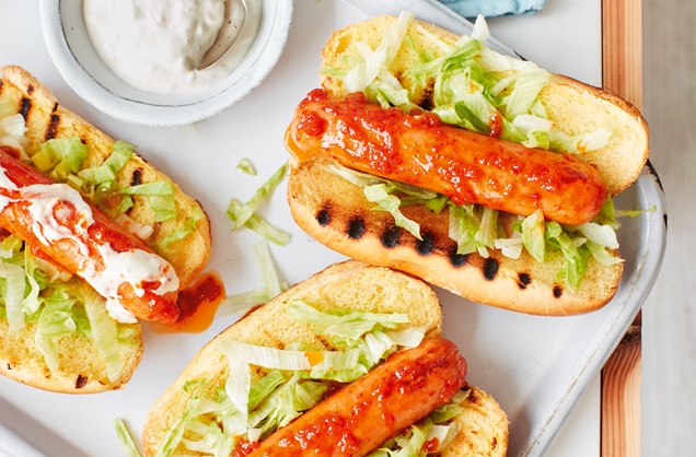 Buffalo hot dogs recipe