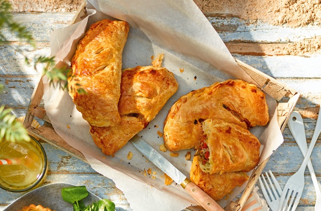 Lamb and vegetable pasties recipe