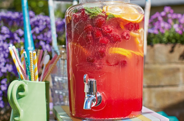 Pink grapefruit and lemon punch recipe