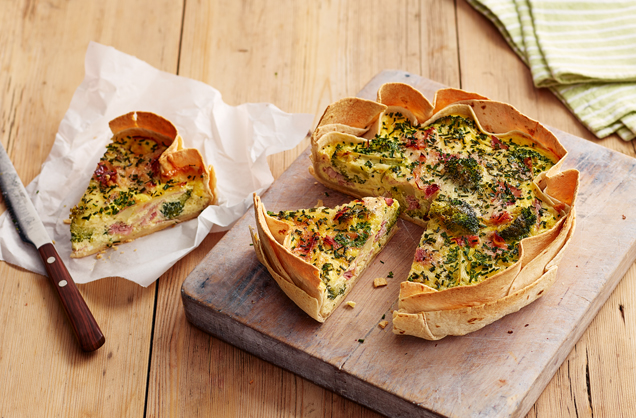 Elena’s ‘cheeky’ tortilla quiche