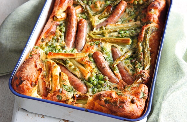 Summery toad-in-the-hole recipe