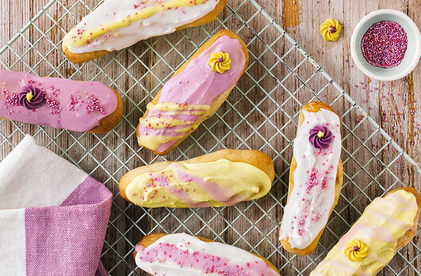 Iced finger buns recipe
