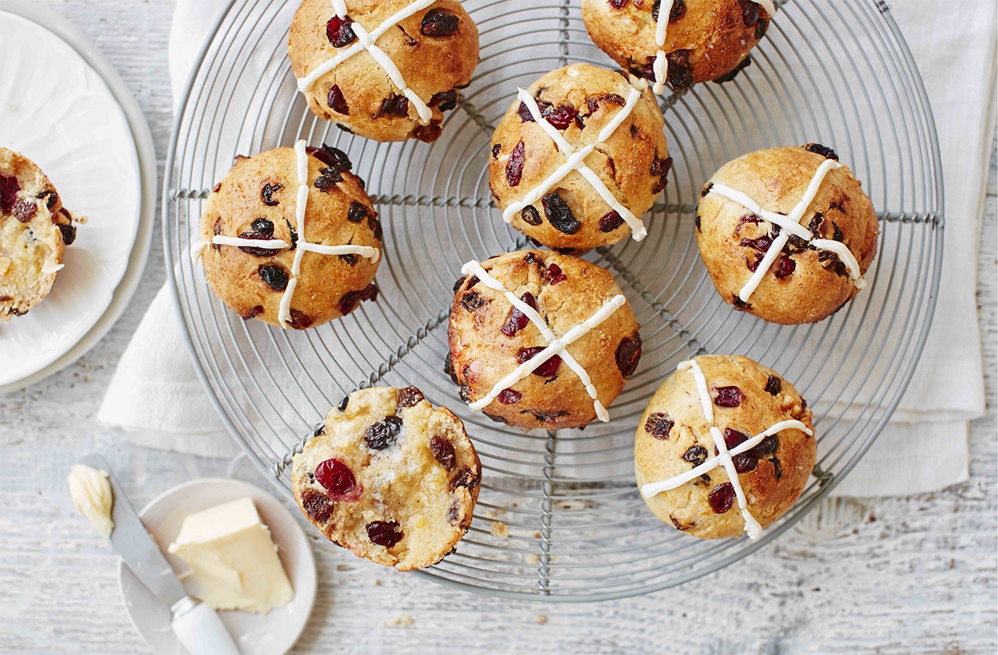 Gluten-free hot cross buns  recipe