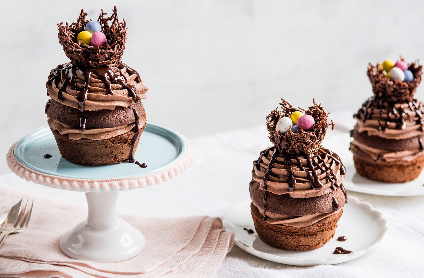 Easter nest cupcakes recipe