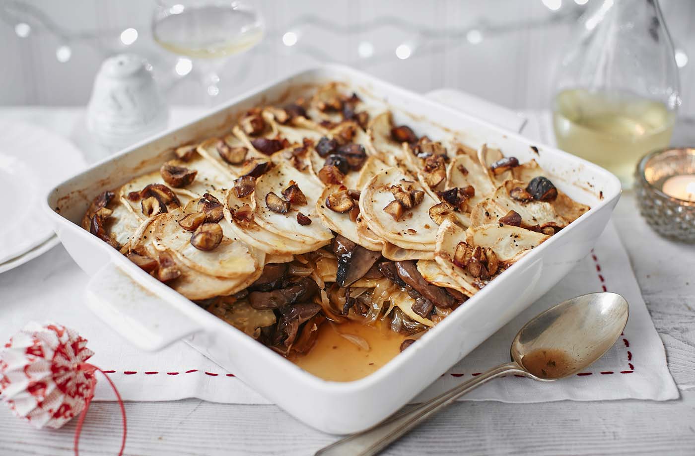 Celeriac boulangère recipe