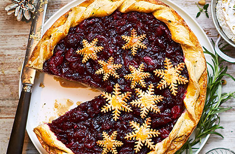 This chicken and mushroom pie is made festive with a tangy cranberry topping; it makes a great addition to the Boxing Day table, or serve it up as part of a festive buffet – it’s bound to go down a storm