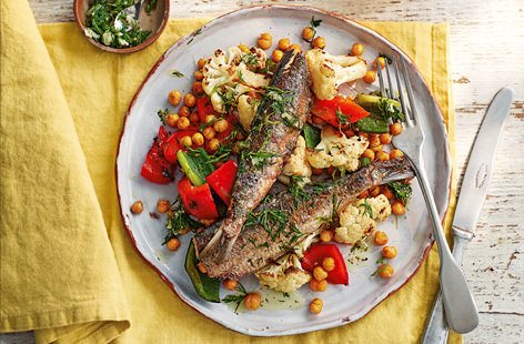 Packed with flavours and textures, this gorgeous Italian-inspired main is sure to transport your tastebuds. Fried until flaky and mouthwateringly crispy-skinned, these sardines taste heavenly served with roasted cauliflower and a fragrant gremolata