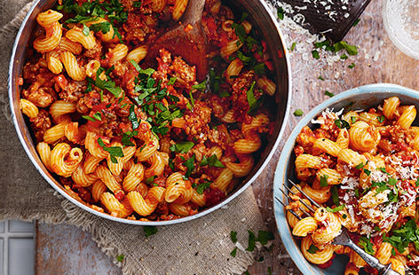 Spicy sausage ragu