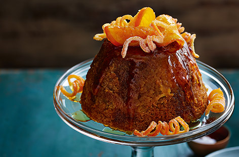 A steamed sponge pudding is a British classic and the perfect comfort food for cold weather. This sticky treacle sponge pudding recipe is extra warming with its orange flavour and gentle spices of cloves and ginger.