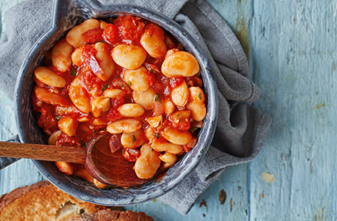 Loaded with rich spices, fragrant herbs and a spoonful of maple syrup, these are not your average baked beans. Serve with Brazil nuts and toasted sourdough for a sophisticated take on a comfort food classic