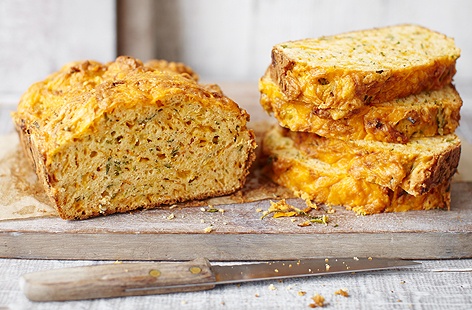 This delicious loaf is full of goodness thanks to the addition of grated courgettes and carrots, as well as rich Red Leicester cheese and spicy paprika
