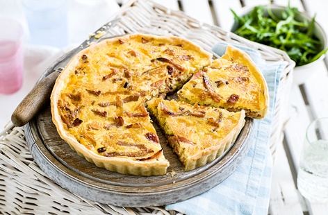 Whether as part of a picnic spread or a light Sunday lunch, quiche Lorraine is a definite British classic. This simple recipe brings together the wonderfully comforting flavours of buttery shortcrust pastry, smoked bacon and creamy Gruyère cheese