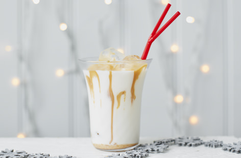 No Christmas gathering is complete without some fabulous festive drinks, and this creamy cocktail with indulgent salted caramel cascading down is definitely worth celebrating