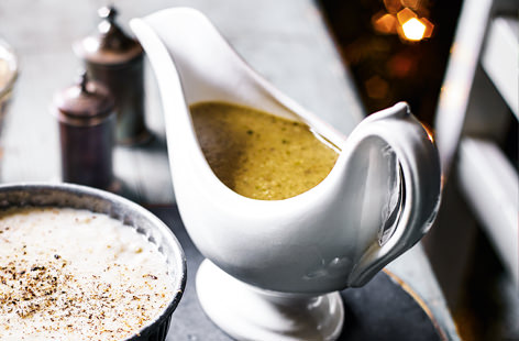 Both gluten-free and vegan-friendly, this gorgeous gravy can be enjoyed by all. The perfect accompaniment to your roast, blitz before serving for a smooth, creamy texture.