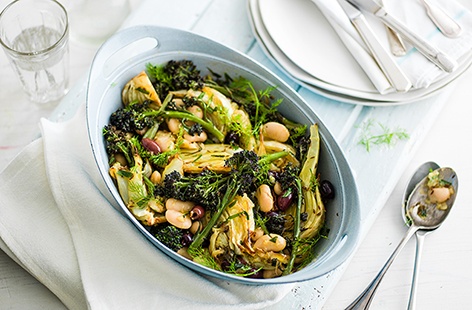 For a truly flavoursome, seasonal side dish try this easy roast fennel. The sharpness of preserved lemon cuts through the distinctive liquorice flavour of fragrant fennel perfectly, and hearty butter beans add texture