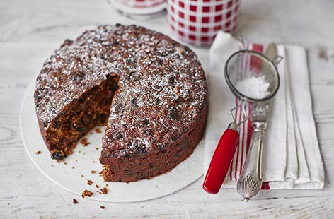 Making a Christmas cake at home is quicker and easier with this delicious recipe. Packed full of the rich, festive flavours we all love, this luxurious boozy pud is bound to be a showstopper
