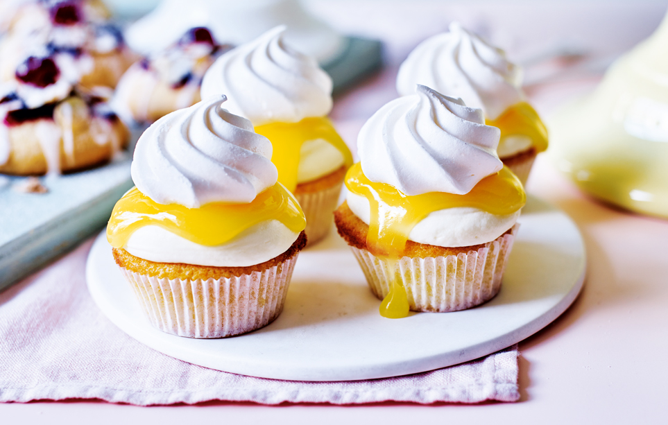 Mini lemon meringue cupcakes recipe