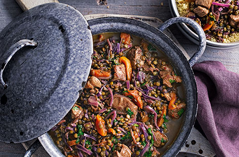 This beautiful Moroccan-inspired lamb stew is packed with herbs and spices, sweet apricots and a pinch of chilli for a deliciously warming dish. Serve this wonderful weekend dinner idea with light, fluffy couscous