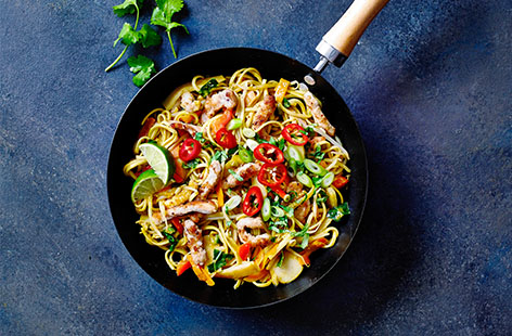 Pork stir-fry