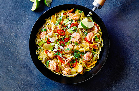 Prawn stir-fry