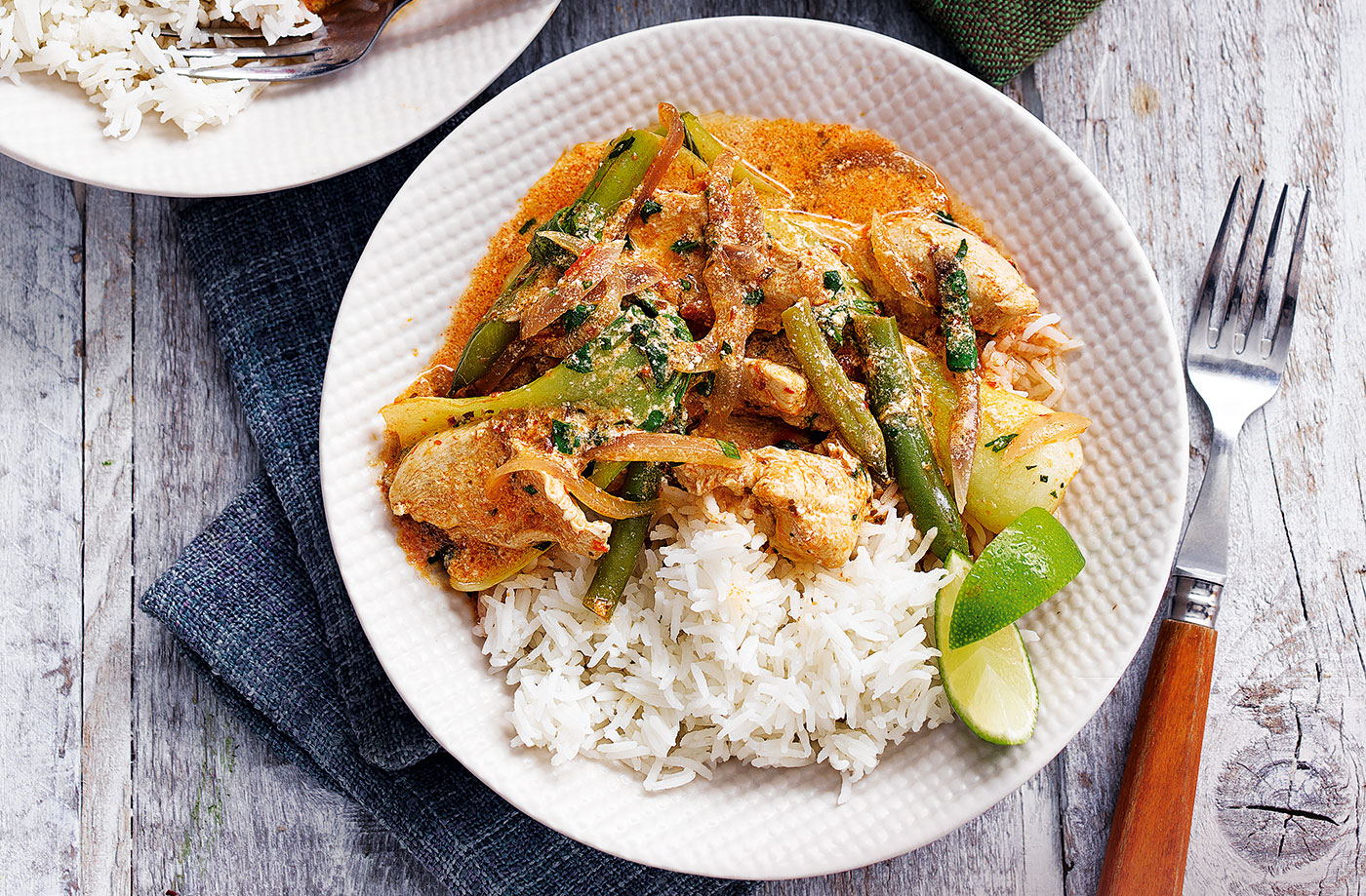 Red chicken curry recipe