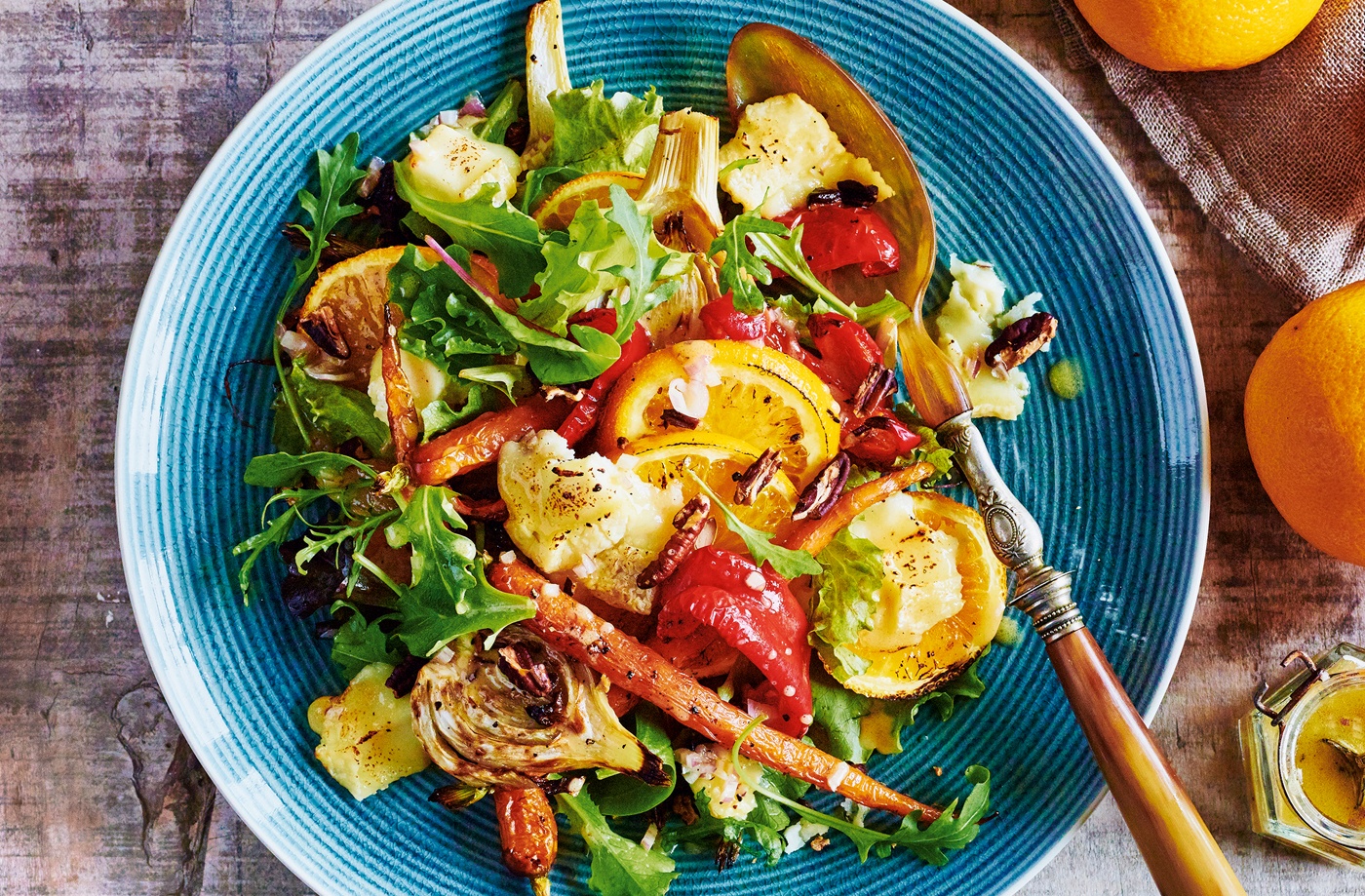 Orange and root vegetable salad recipe