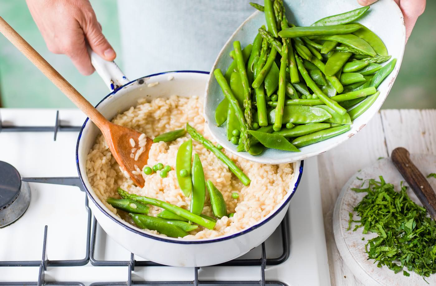 Add the vegetables