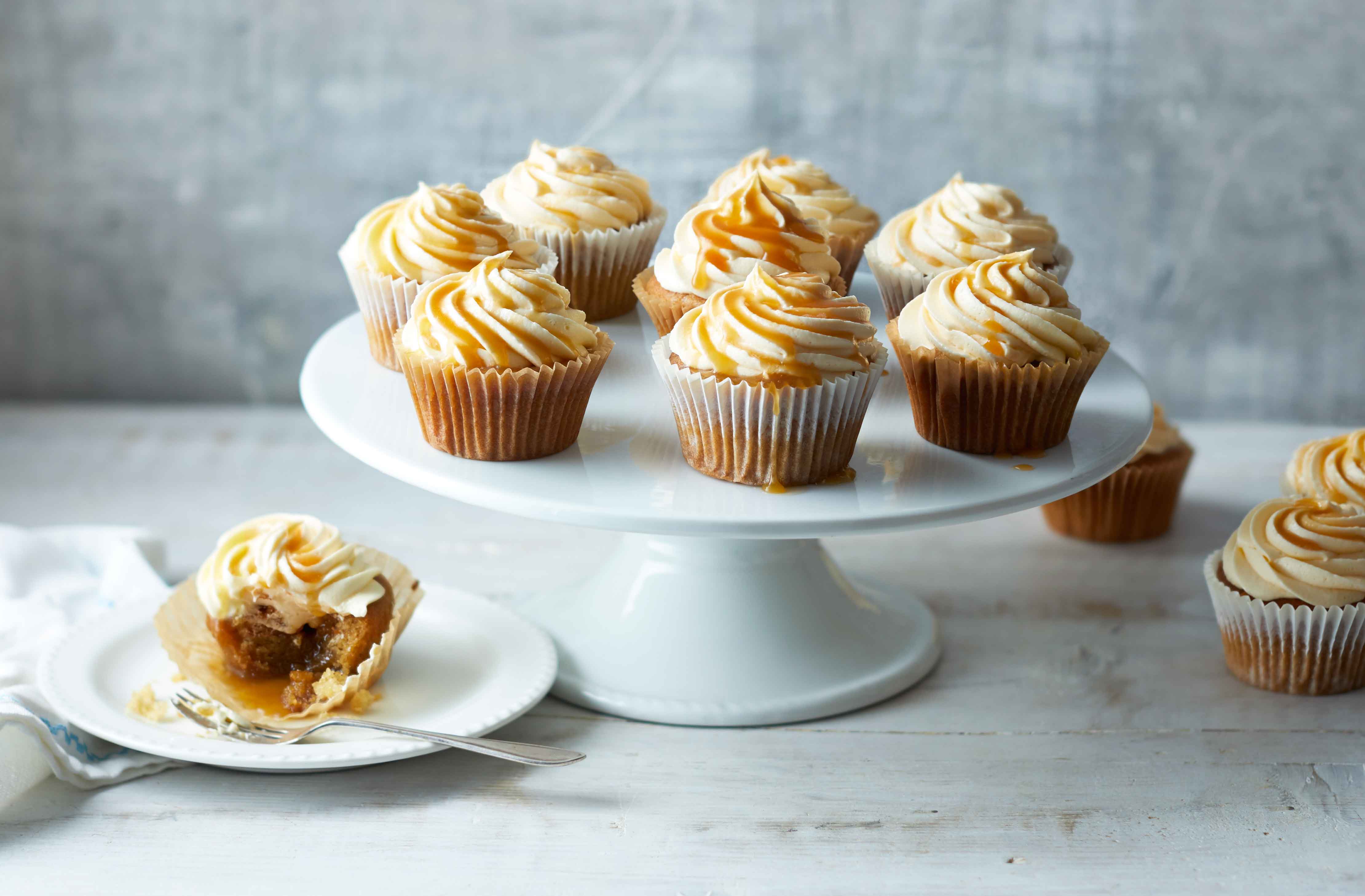 Vegan salted caramel cupcakes recipe