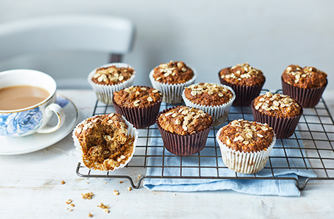 For a healthy snack or breakfast on the go, this vegan muffins recipe is just the thing.