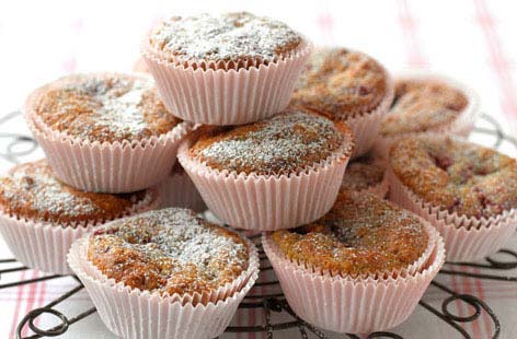 Raspberry cakes recipe