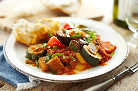 Ratatouille with basil recipe