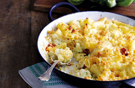 An exciting new take on traditional cauliflower cheese. By adding rigatoni you get an even heartier, more delicious meal