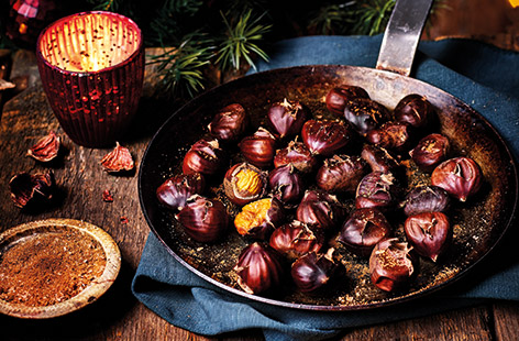 This roasted chestnuts recipe with sugar, spice and all things nice is the ideal fireside treat for Christmas