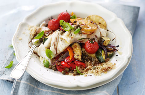 The fragrant aromas of fresh basil and lemon make this  French-inspired fish dish totally irresistible