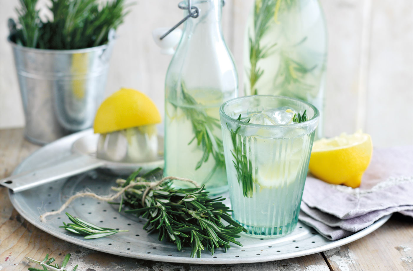 Rosemary-infused lemonade recipe