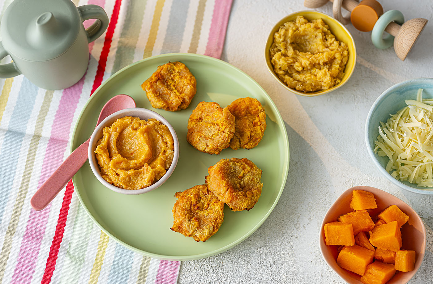 Sweet potato and lentils