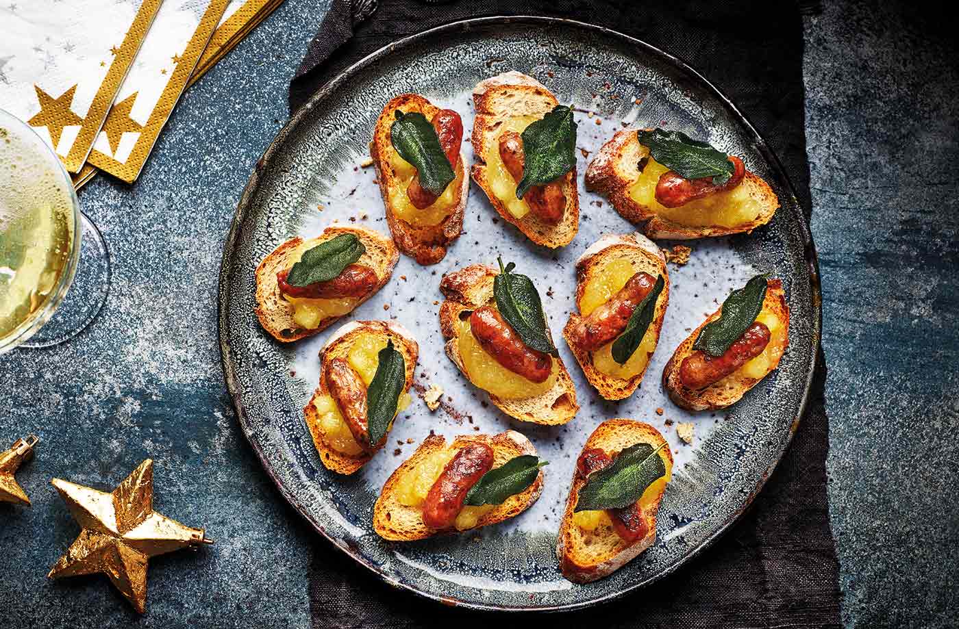 Sage and apple crostini recipe