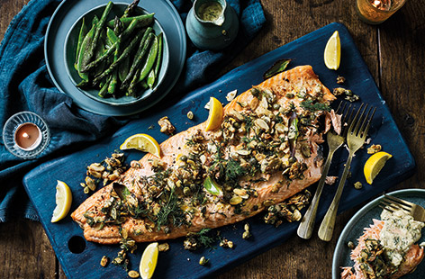 For an alternative Christmas main that's super special, try this delicious side of salmon recipe