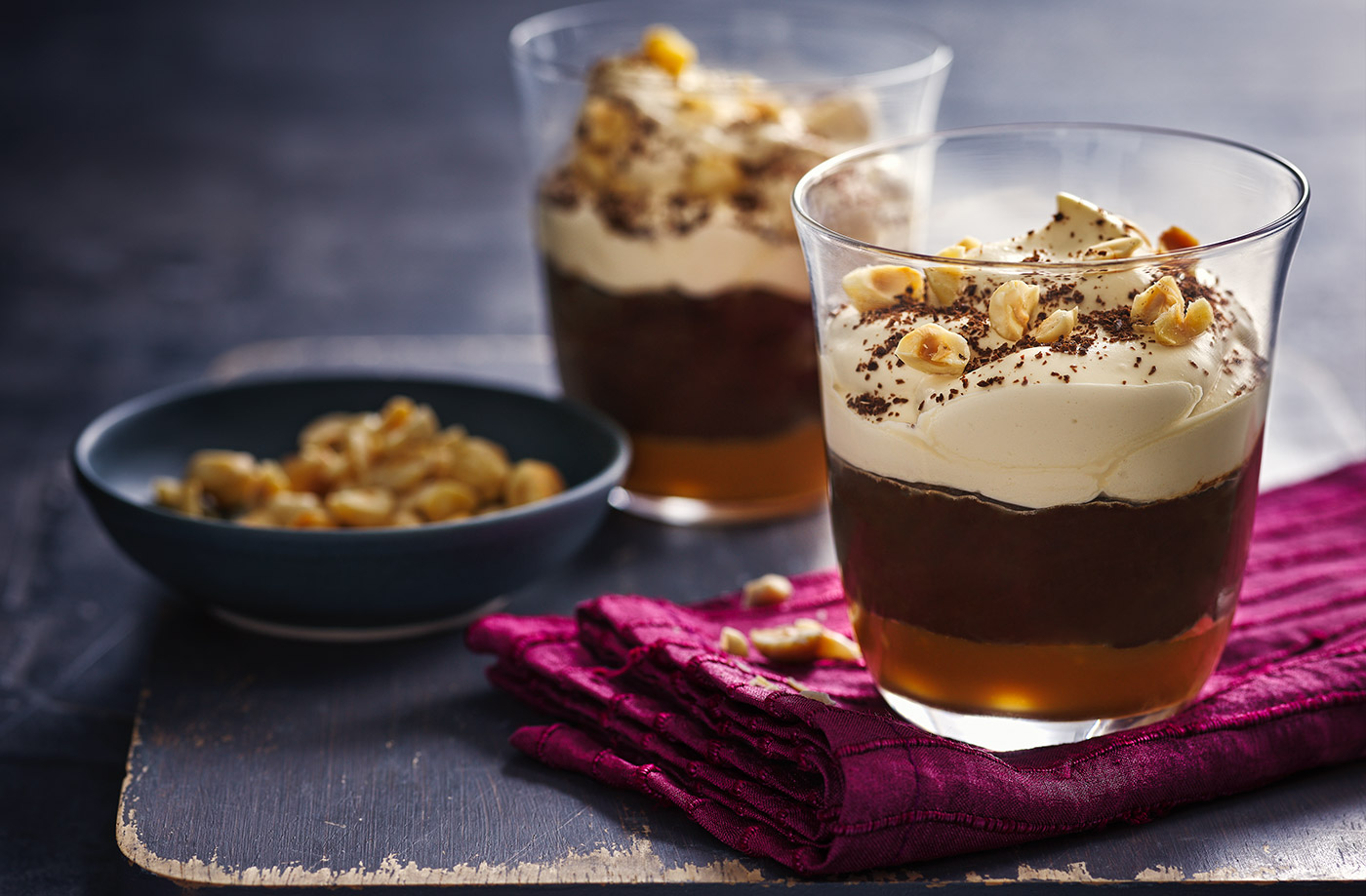 Salted caramel chocolate pots recipe