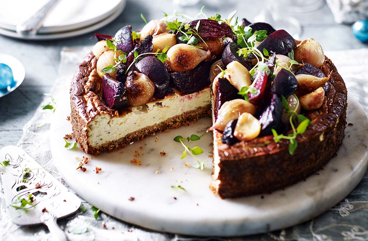 Savoury cheesecake recipe