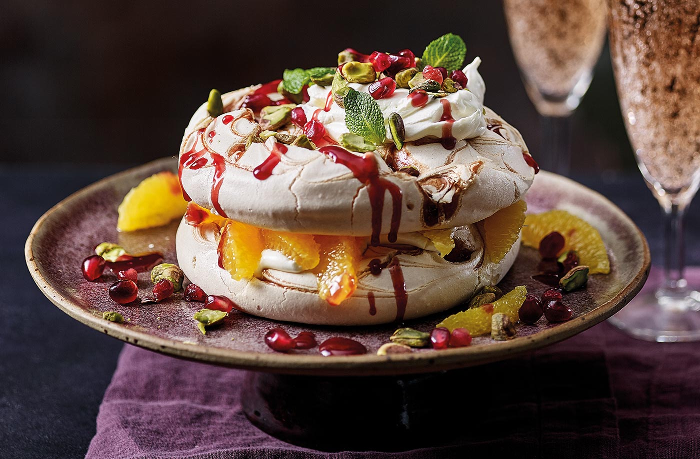 Sharing orange and raspberry meringue recipe