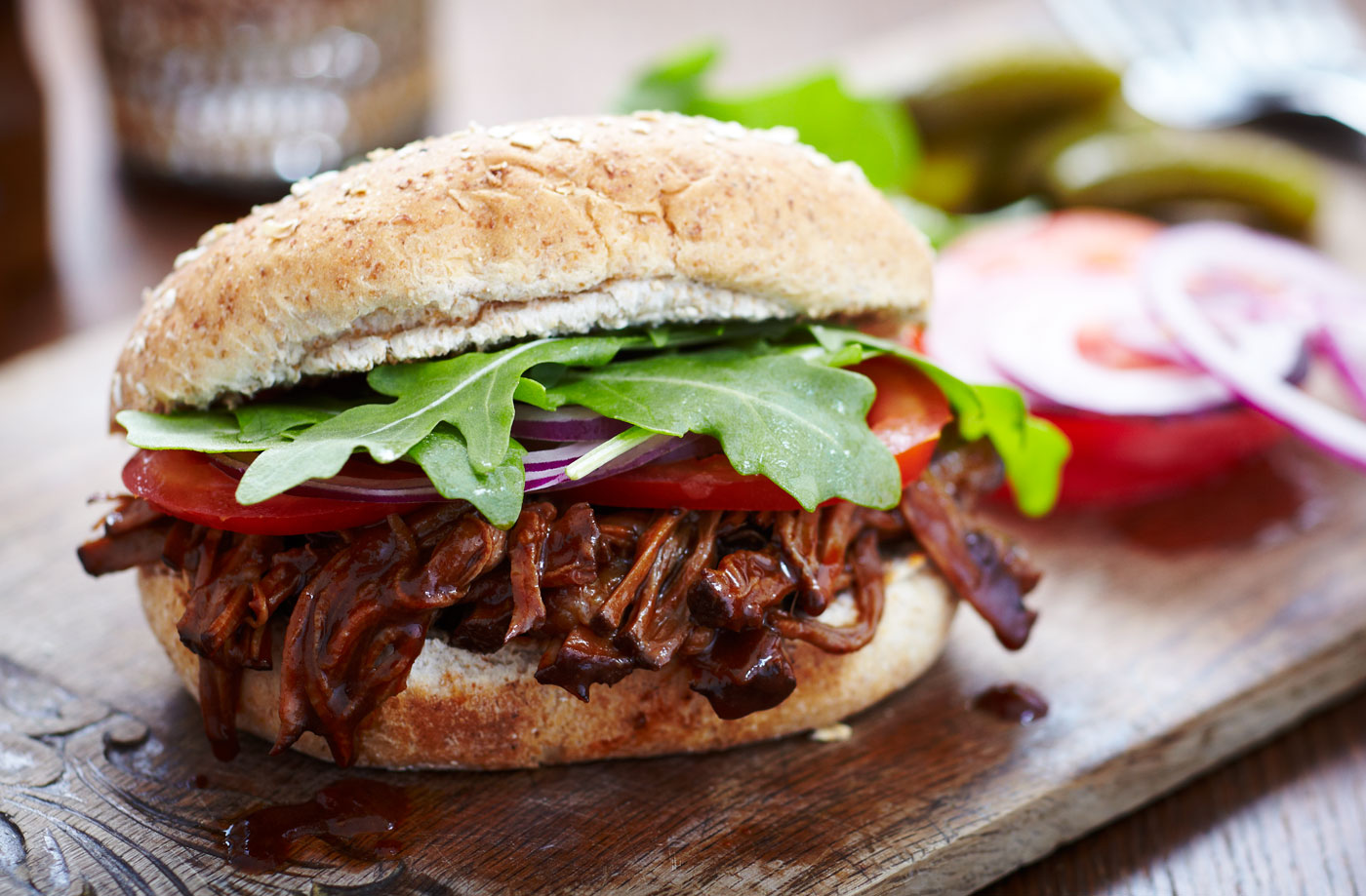 Slow-cooker shredded BBQ beef   recipe