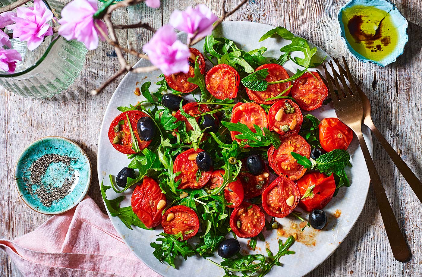 Slow-roasted tomato salad recipe