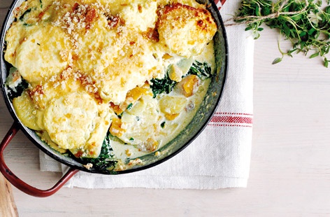 Smoked haddock and potato gratin recipe