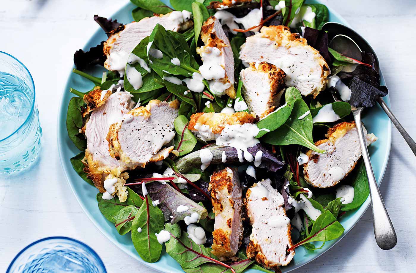 Southern-fried chicken salad recipe
