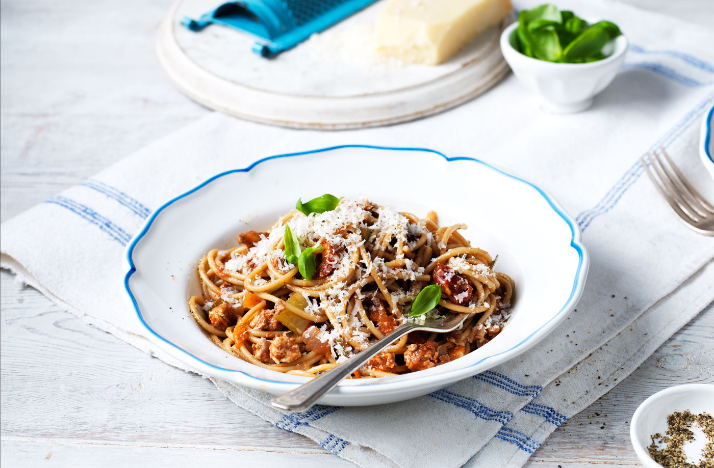 Healthy spaghetti Bolognese recipe